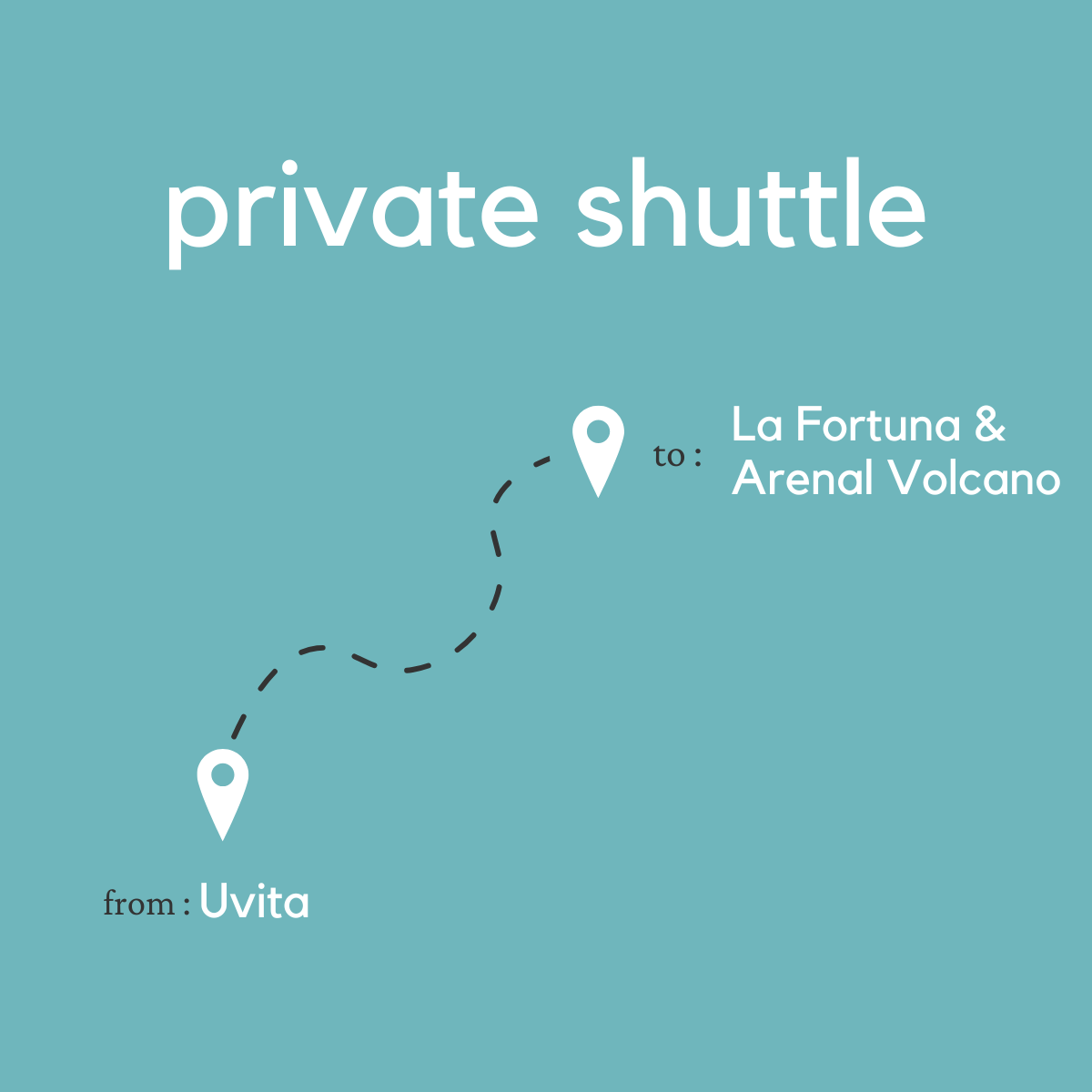 To La Fortuna & Arenal Volcano From Uvita, Dominical, or Ojochal (Private)