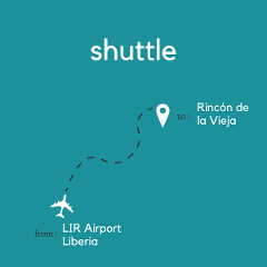 To Rincón de la Vieja From Liberia Area & Daniel Oduber Quirós International Airport (LIR)