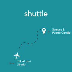   To Samara & Puerto Carrillo From Liberia Area & Daniel Oduber Quirós International Airport (LIR)