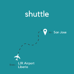  To San José Area & Juan Santamaría International Airport (SJO) From Liberia Area & Daniel Oduber Quirós International Airport (LIR)