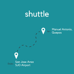 To Manuel Antonio & Quepos From San Jose Area & Juan Santamaria International Airport (SJO) 