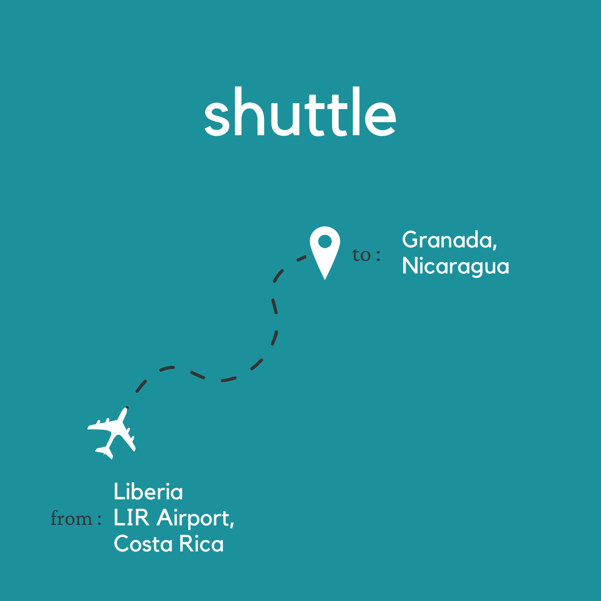 To Granada, Nicaragua From Liberia Area & Daniel Oduber Quiros International Airport (LIR)