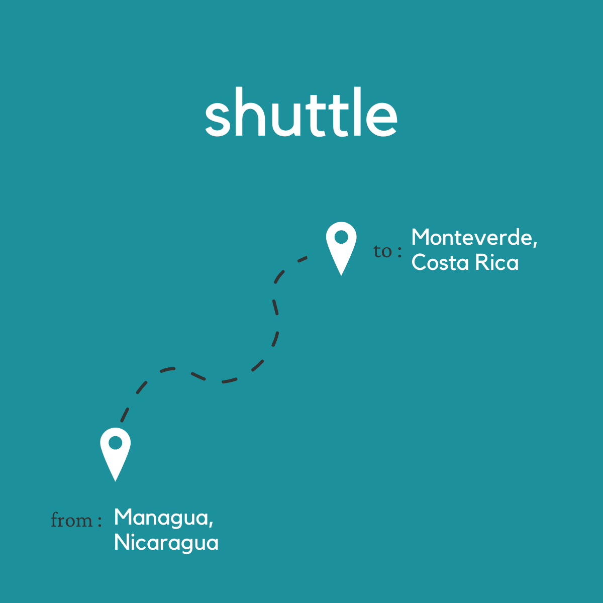 To Monteverde From Managua, Nicaragua