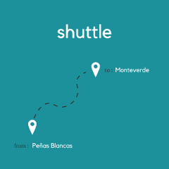 To Monteverde from Peñas Blancas 