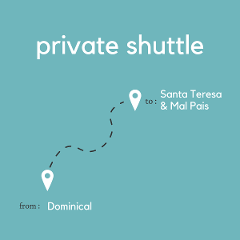 To Santa Teresa & Mal From Dominical (Private)