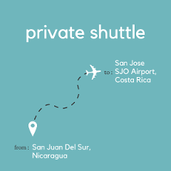 To San Jose or SJO Airport, Costa Rica From San Juan Del Sur, Nicaragua (Private)