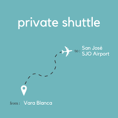 To San Jose Area & Juan Santamaria International Airport (SJO) From Vara Blanca (Private)