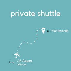 To Monteverde From Liberia Area & Daniel Oduber Quiros International Airport (LIR) (Private)