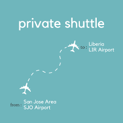 To Liberia Area & Daniel Oduber Quirós International Airport (LIR) From the San Jose Area & Juan Santamaria International Airport (SJO) (Private)