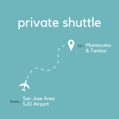 To Montezuma & Tambor From the San Jose Area & Juan Santamaria International Airport (SJO) (Private)