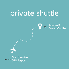 To Sámara & Puerto Carrillo From the San Jose Area & Juan Santamaria International Airport (SJO) (Private)