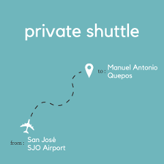 To Manuel Antonio & Quepos From San Jose Area & Juan Santamaria International Airport (SJO) (Private)