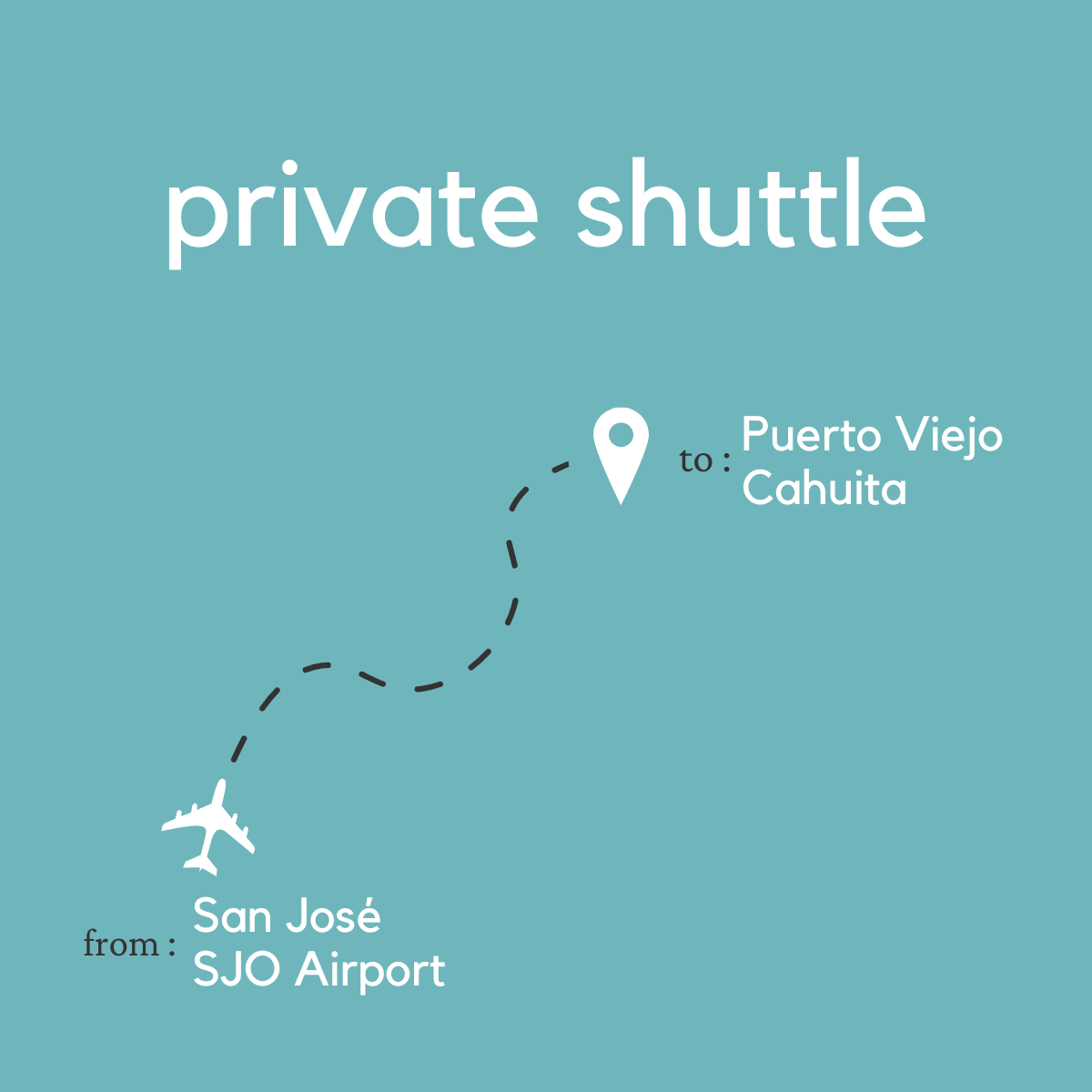 To Puerto Viejo & Cahuita From San Jose Area & Juan Santamaria International Airport (SJO) (Private)