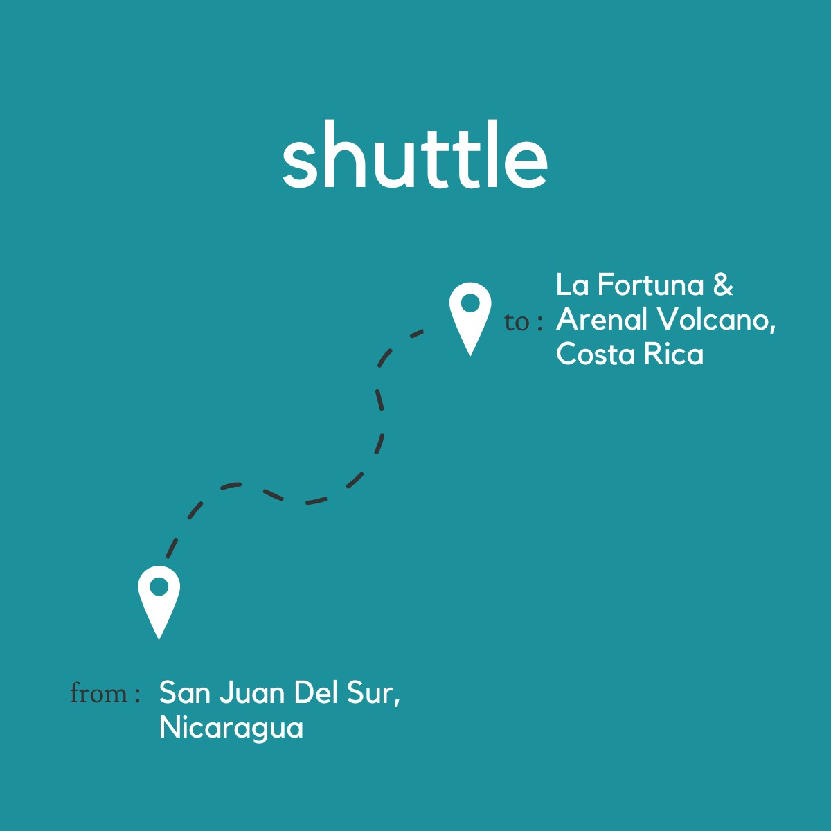 To La Fortuna & Arenal Volcano From San Juan del Sur, Nicaragua