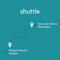 To San Juan del Sur, Nicaragua From Manuel Antonio & Quepos