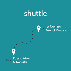 To La Fortuna & Arenal Volcano From Puerto Viejo & Cahuita