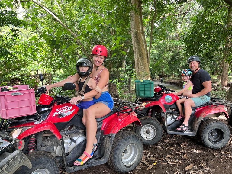 Pilas Blancas ATV Waterfall tour Nosara