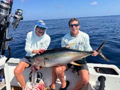 Offshore and Inshore Fishing on 25ft Fly Legend - Marina Pez Vela Quepos