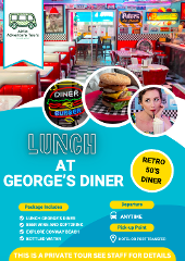 Lunch at Georges Diner Private Tour. 