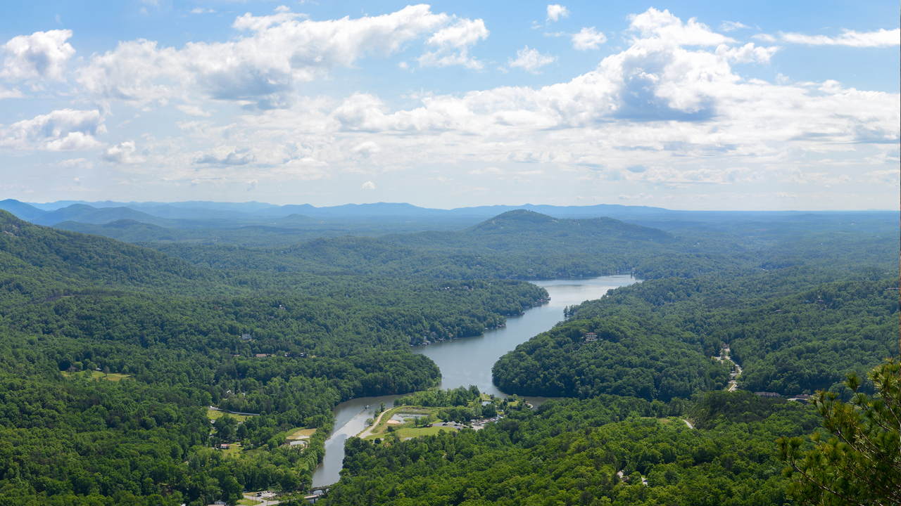 Lake Lure and Chimney Rock