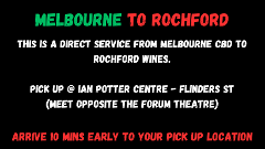 Coach Transfers - Melbourne to Rochford Wines Yarra Valley 