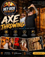 Hey Rick Axe Throwing Competition & Dinner