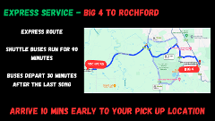 Big 4 Caravan Park Healesville to  Rochford - EXPRESS SERVICE