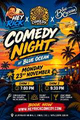 Hey Rick x Bali Comedy Club @ Blue Ocean Legian