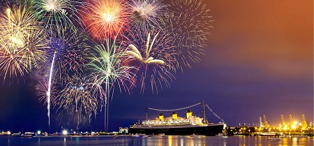 21+ New Year's Eve Cruise & Fireworks Show on Luxury VIP Yacht M/V SIR WINSTON from LONG BEACH