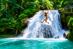 Blue Hole Waterfall Adventure