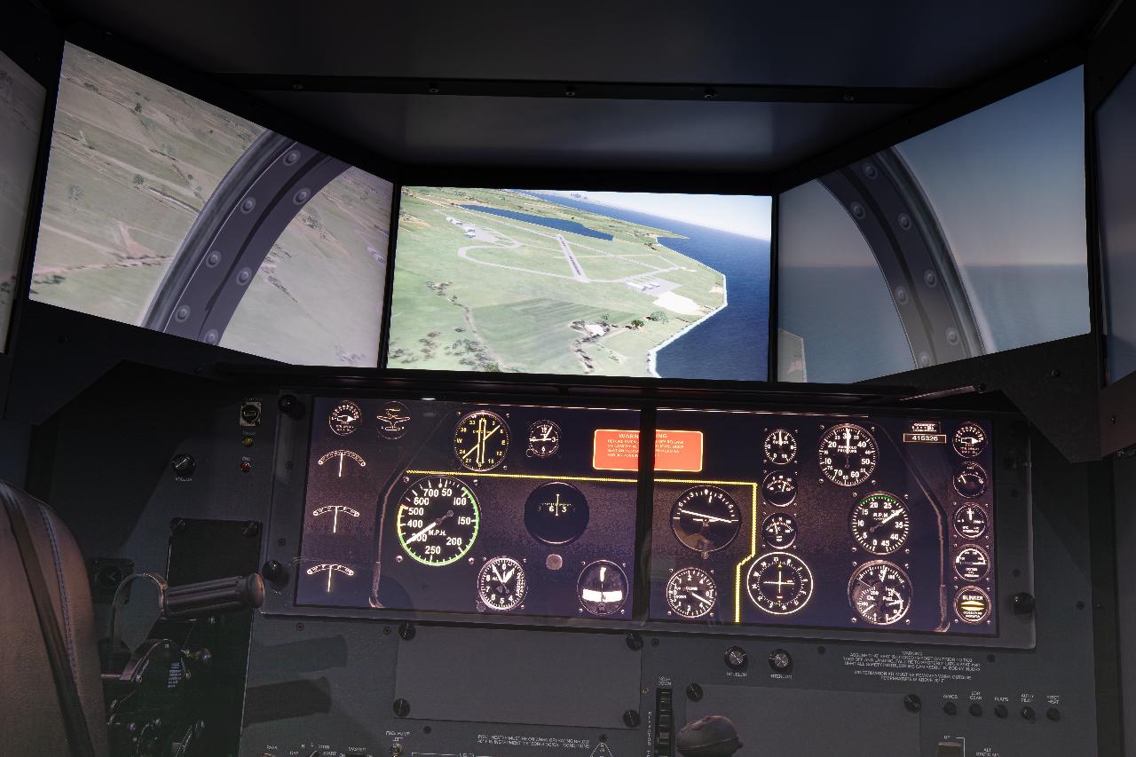 Short North American P-51 Mustang Flight Simulator Experience