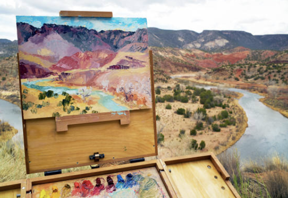 Painting outdoor art adventure tour