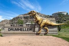 Minivan Airport Shuttle: Calgary to Drumheller or Royal Tyrell Museum