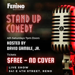 Comedy Night @ Ferino Distillery (4th Saturday)