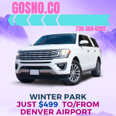 Denver Airport to Winter Park $499 one way - up to 6 passengers