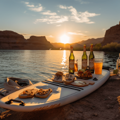 Sunset Paddleboard Picnic at Lake Mead