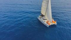 4 hour Private Luxury Catamaran Sailing from Playa Blanca