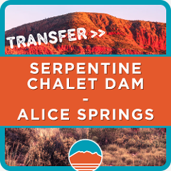 Larapinta Trail Transfer from Serpentine Chalet Dam