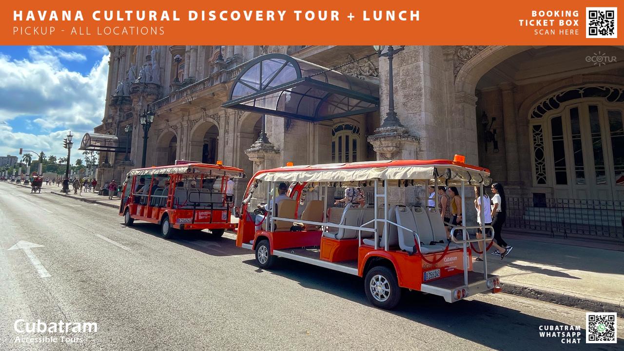 Havana Cultural Discovery Tour + Lunch