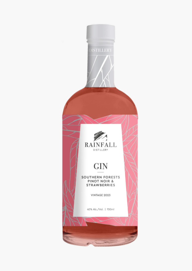 Gin Infused w/ Pinot Noir & Strawberries: 200ml