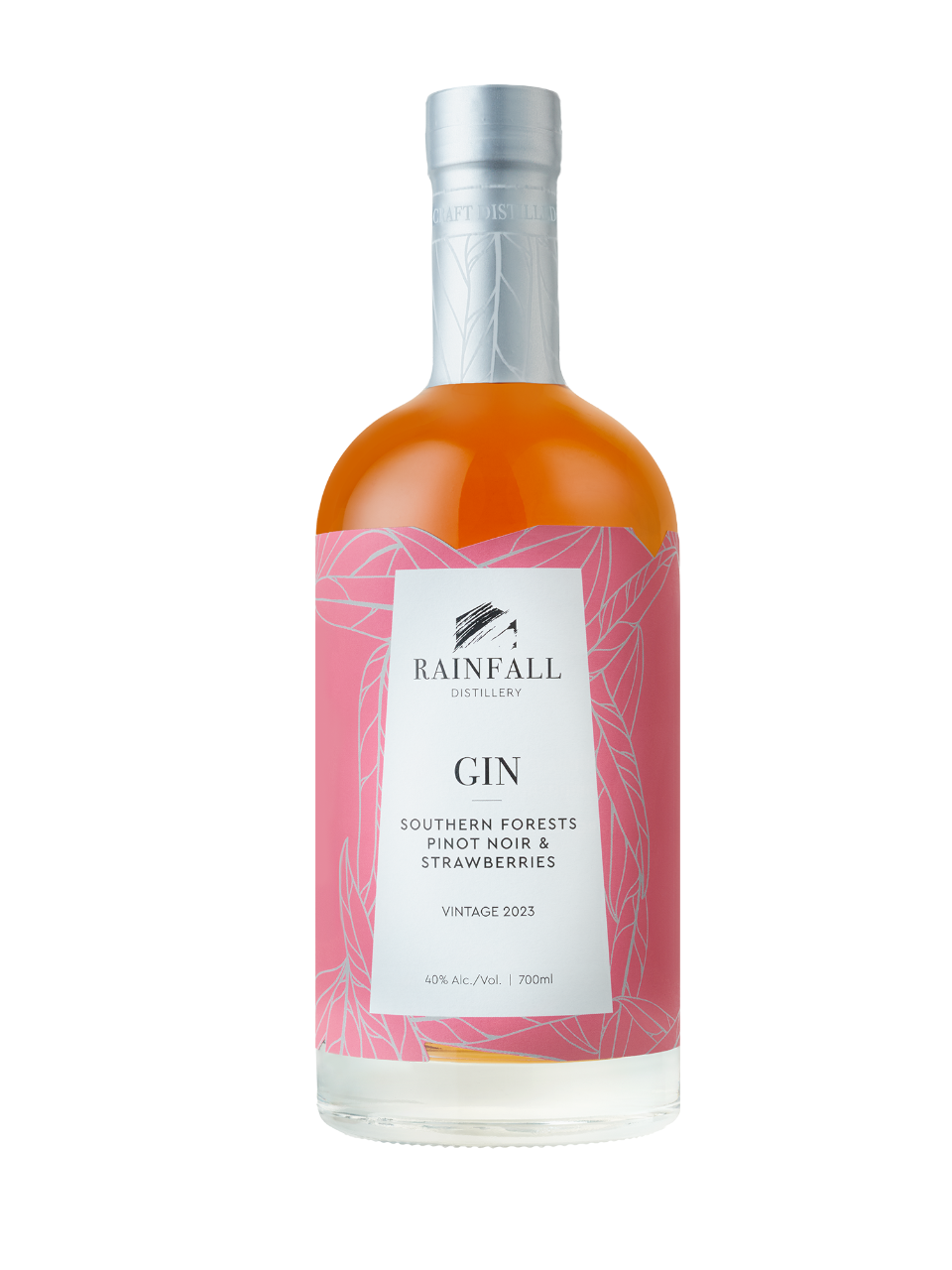 Gin Infused w/ Pinot Noir & Strawberries: 700ml
