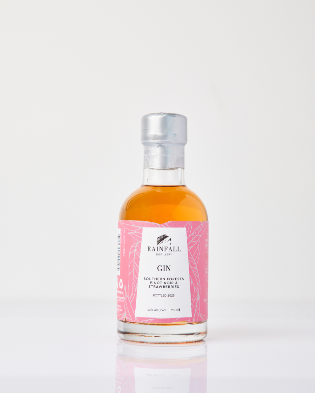 Gin Infused w/ Pinot Noir & Strawberries: 200ml