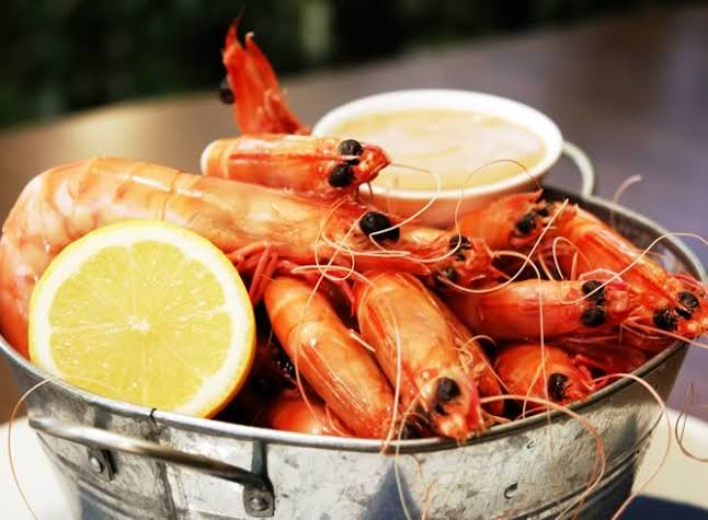 Lunch on the Water with Fresh Prawns