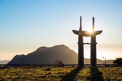 Maunga (Mt) Hikurangi - first to see the sun!