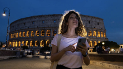 Guided evening walking tour of Rome 
