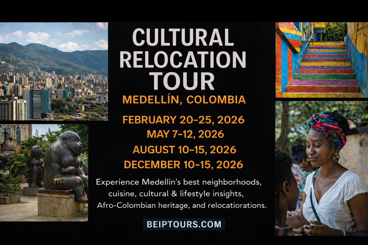 CULTURAL RELOCATION TOUR MEDELLIN (BEIP TOURS)