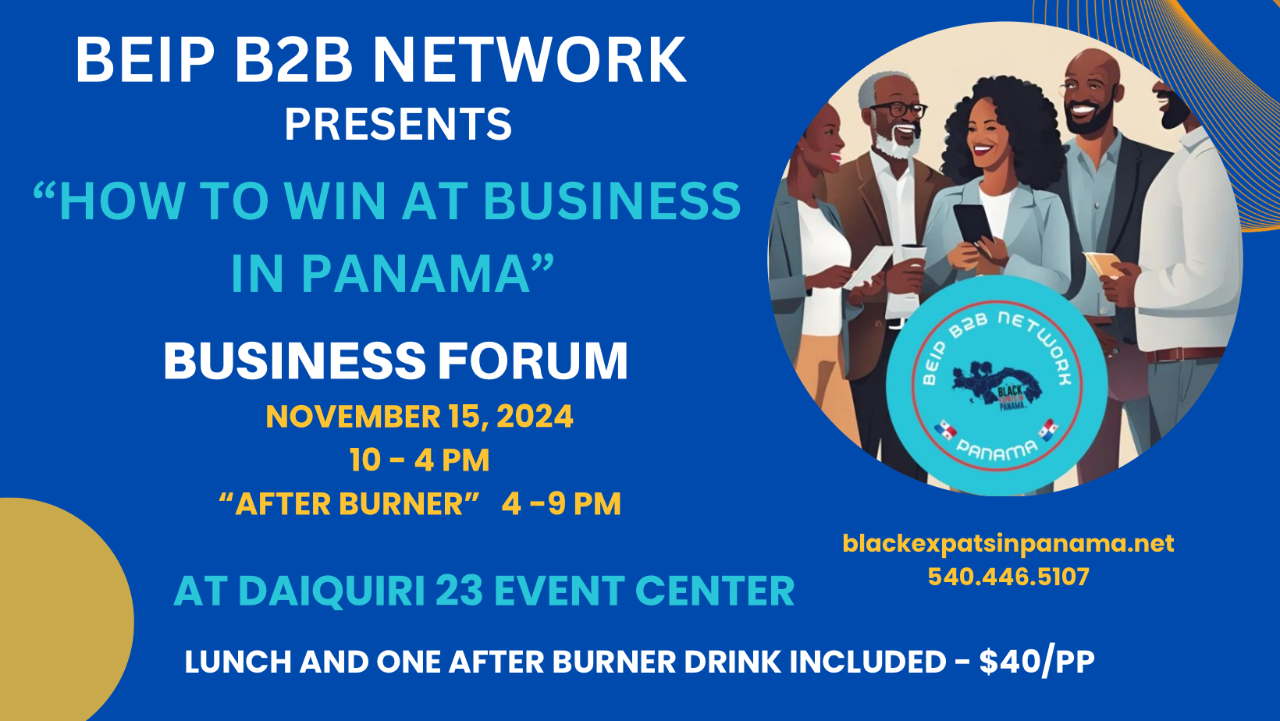 BEIP B2B FORUM - How to Win at Business in Panama