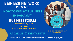 BEIP B2B FORUM - How to Win at Business in Panama