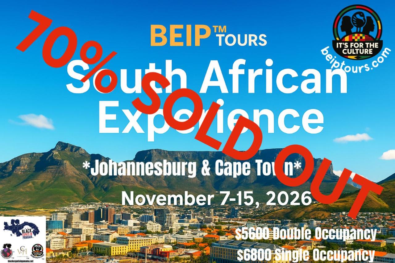 BEIP™ TOURS SOUTH AFRICAN EXPERIENCE