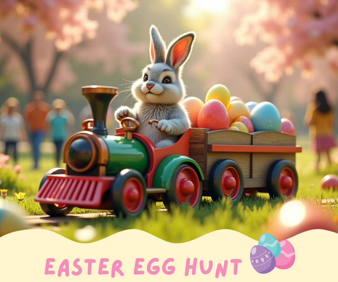 Easter Train - Egg Hunt and Train ride at Mystery location